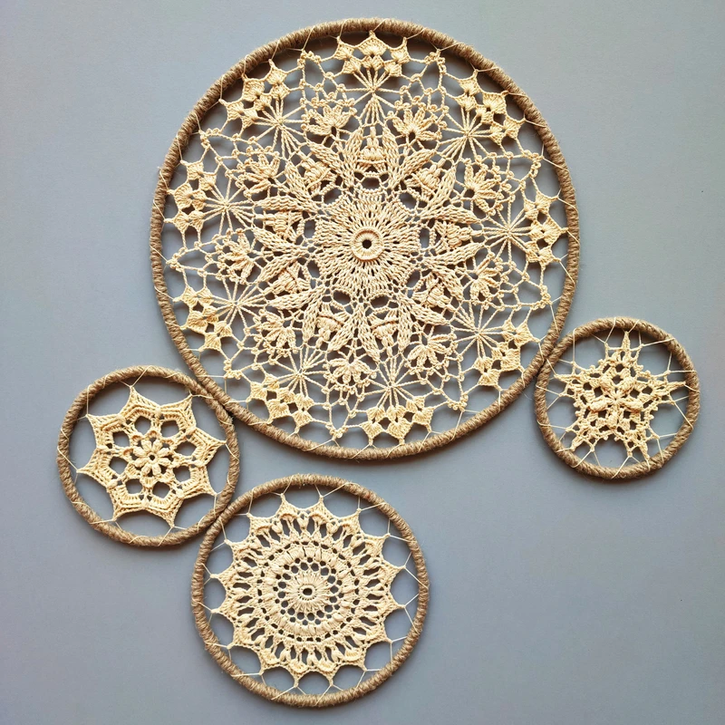 دیوارکوب بافتنی مدل دریم کچر کد R01 مجموعه 4 عددی