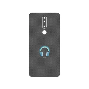 MAHOOT Minimal Headphone Icon Cover Sticker for Nokia 3.1 Plus