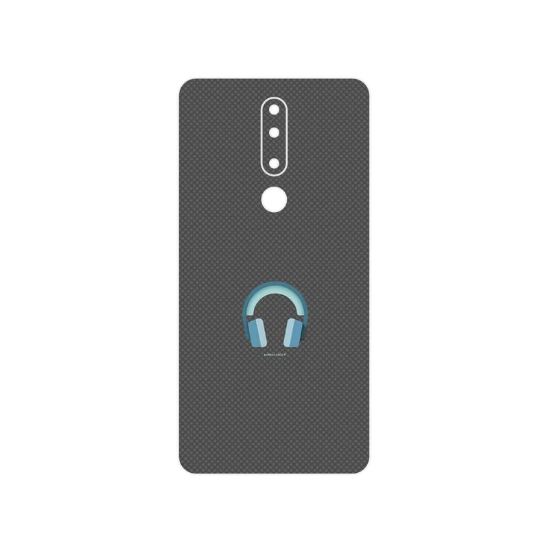 برچسب پوششی ماهوت مدل Minimal Headphone Icon مناسب برای گوشی موبایل نوکیا 3.1 Plus