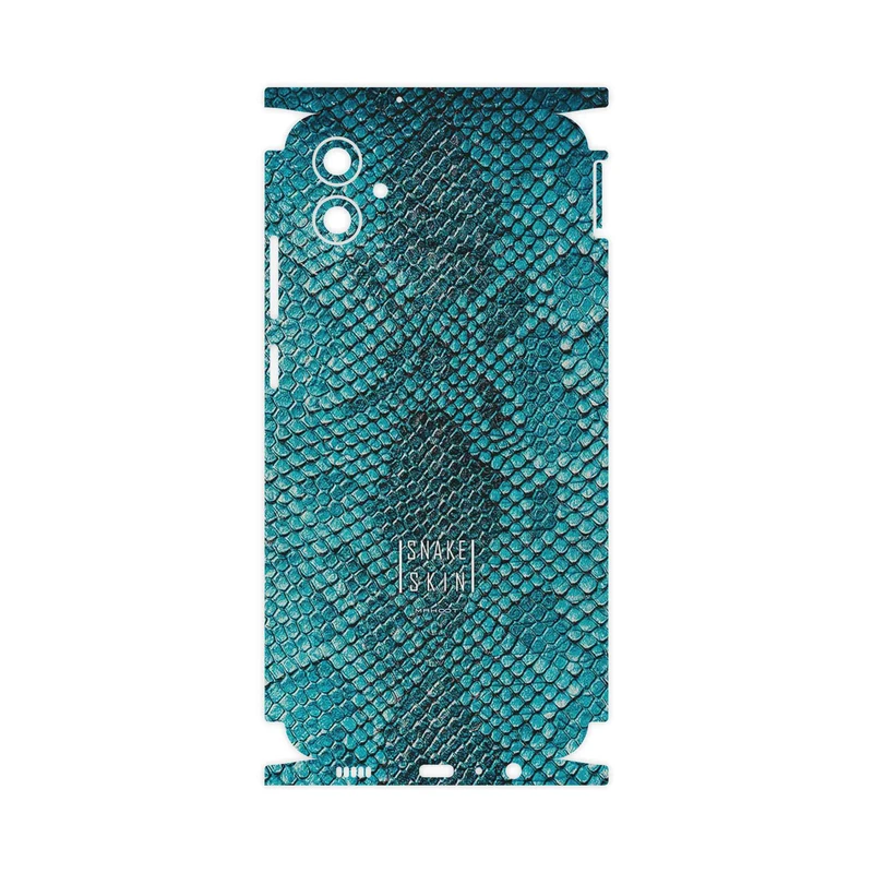 برچسب پوششی ماهوت مدل Blue Snake Skin-FullSkin مناسب برای گوشی موبایل سامسونگ Galaxy F04