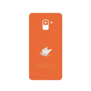 MAHOOT Minimalist origami bird Cover Sticker for Samsung Galaxy A8 Plus 2018