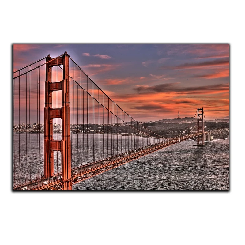 تابلو شاسی بکلیت طرح پل گلدن گیت سان فرانسیسکو مدل SH-630