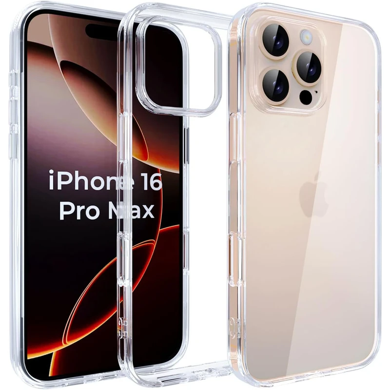 کاور مدل ژله ای مناسب برای گوشی موبایل اپل iphone 16 Pro Max