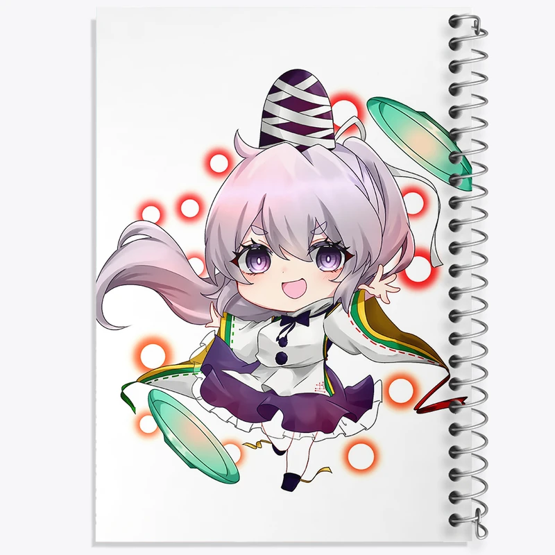 دفتر ژورنال نویسی 50 برگ خندالو مدل نقطه ای طرح بازی توهو (Touhou) کد 35736