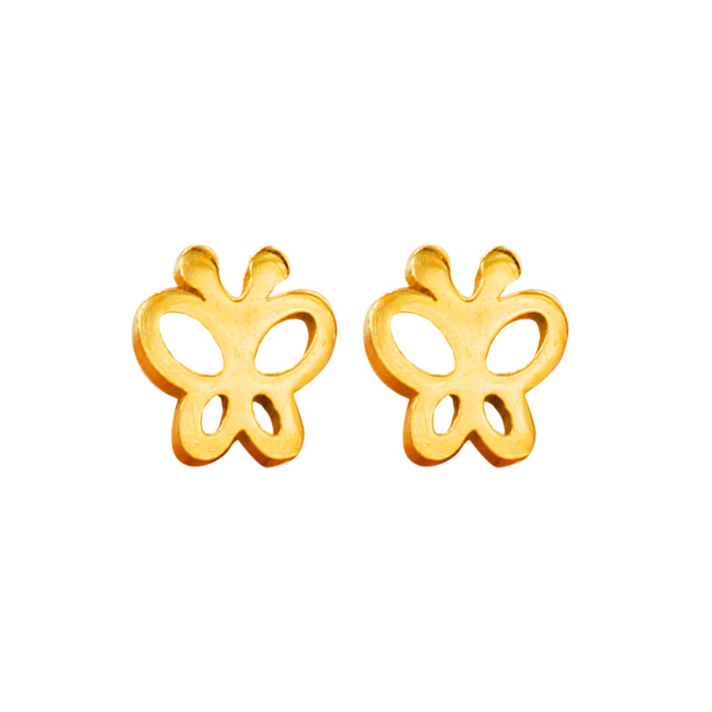 گوشواره دخترانه رزالیا طرح پروانه مدل EGN-4