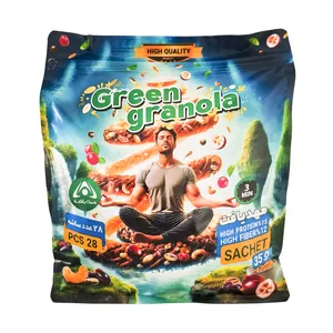 گرانولا ساشه سبز مهدیافت بسته 28 عددی