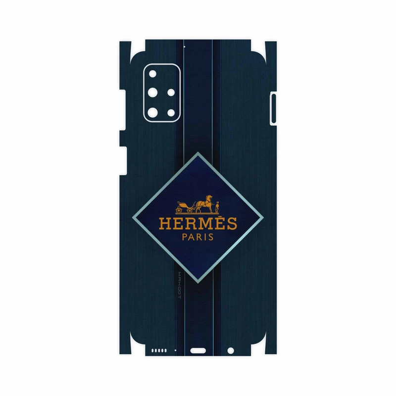 برچسب پوششی ماهوت مدل Hermes-Logo-FullSkin مناسب برای گوشی موبایل سامسونگ Galaxy M31S