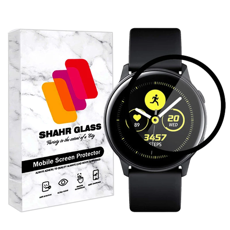 محافظ صفحه نمایش شهر گلس مدل PMMAWSH مناسب برای ساعت هوشمند سامسونگ Galaxy Watch Active 44 mm