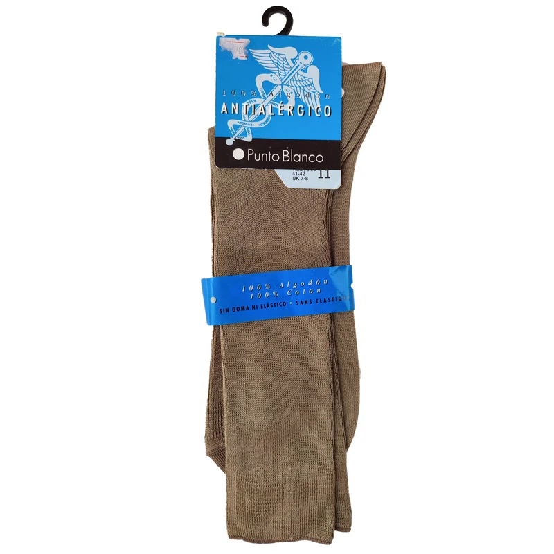 جوراب مردانه پونتو بلانکو مدل %100 نخ آنتی آلرژی  474-10-13489