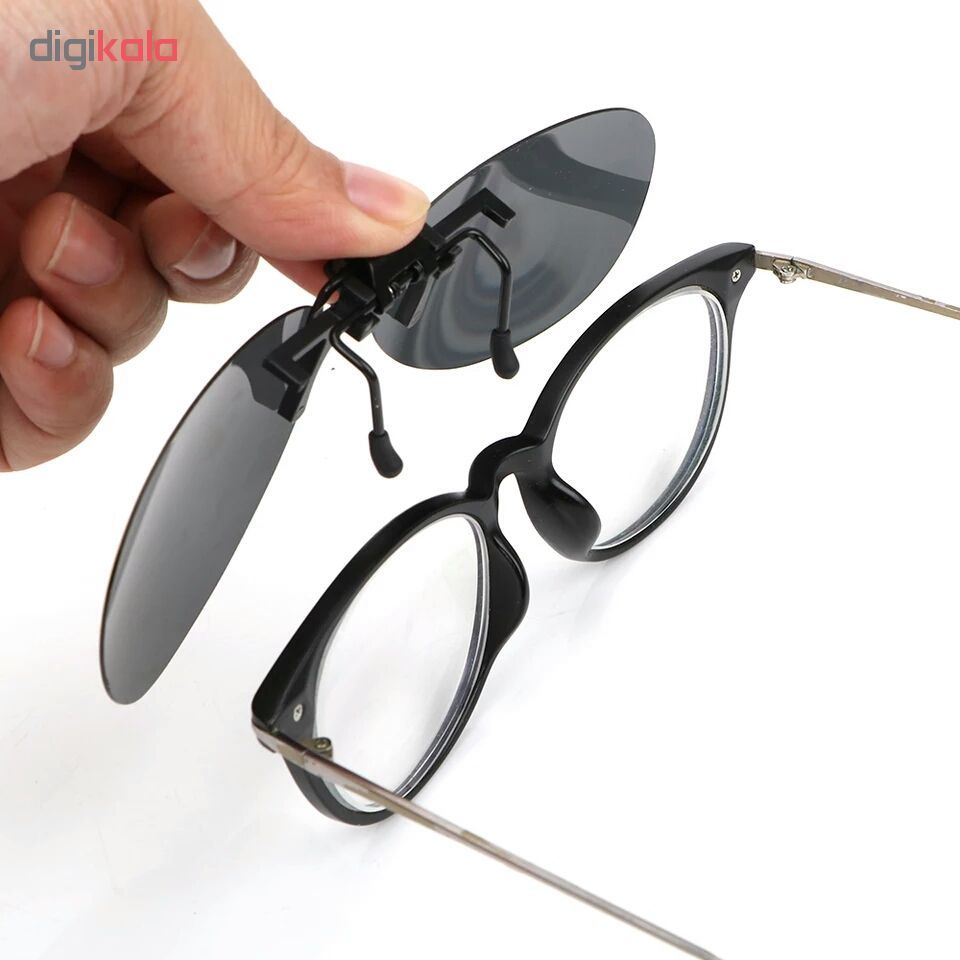 کاور آفتابی عینک طبی کد e4 -  - 3