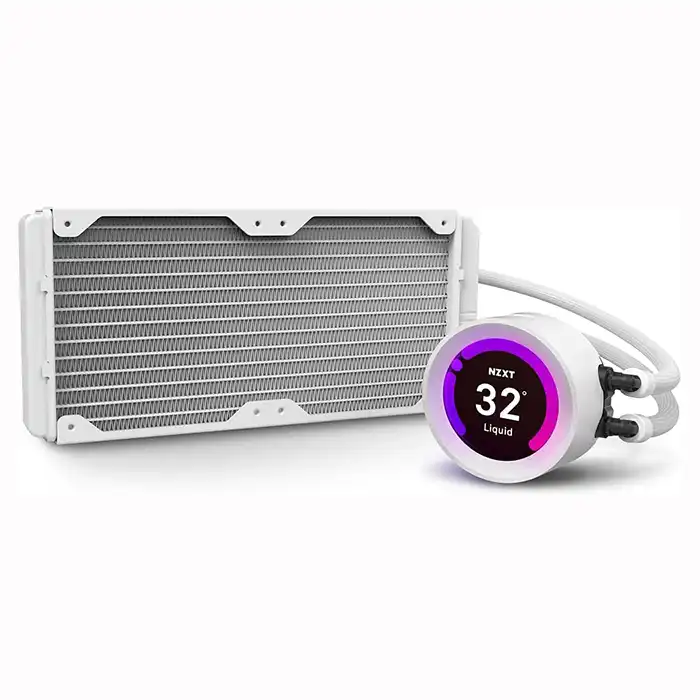سیستم خنک کننده آبی ان زی ایکس تی مدل KRAKEN Z53 RGB WHITE