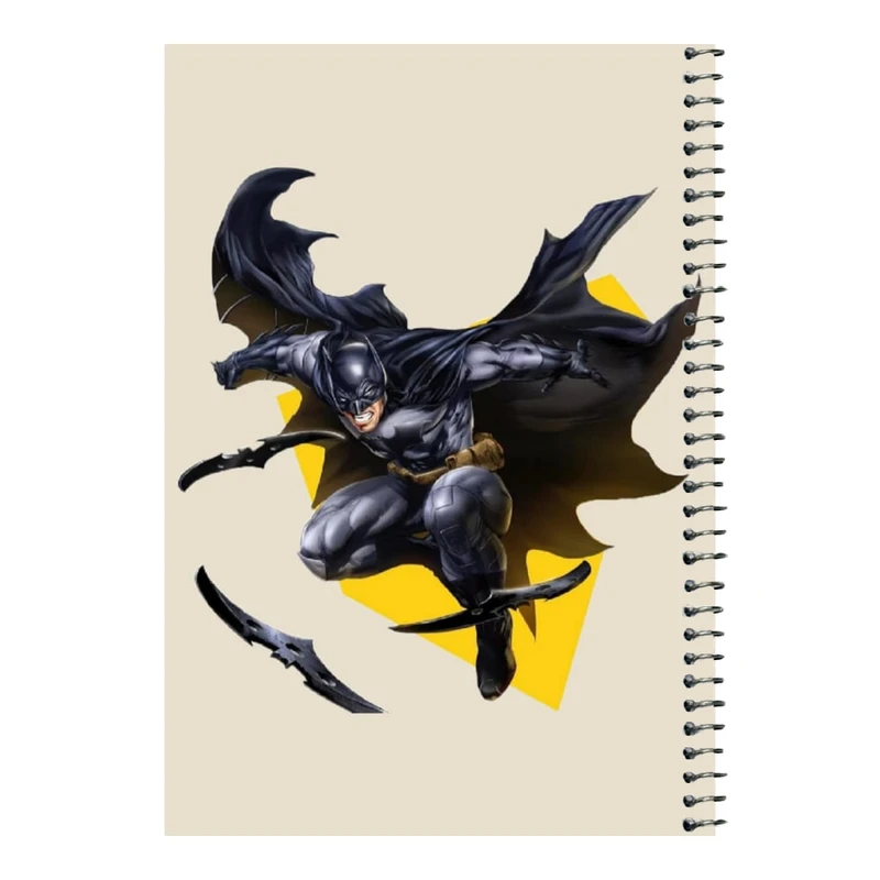 دفتر مشق 80 برگ اس جی مدل بتمن کد ۱    