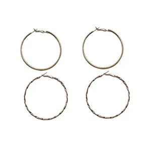 گوشواره زنانه لفتیز مدل SS 0137 مجموعه 2 عددی