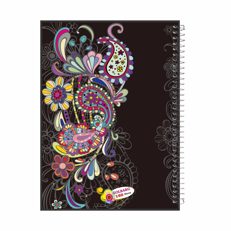 دفتر مشق 160 برگ گلبرگ مدل دبیرستانی کد 6035