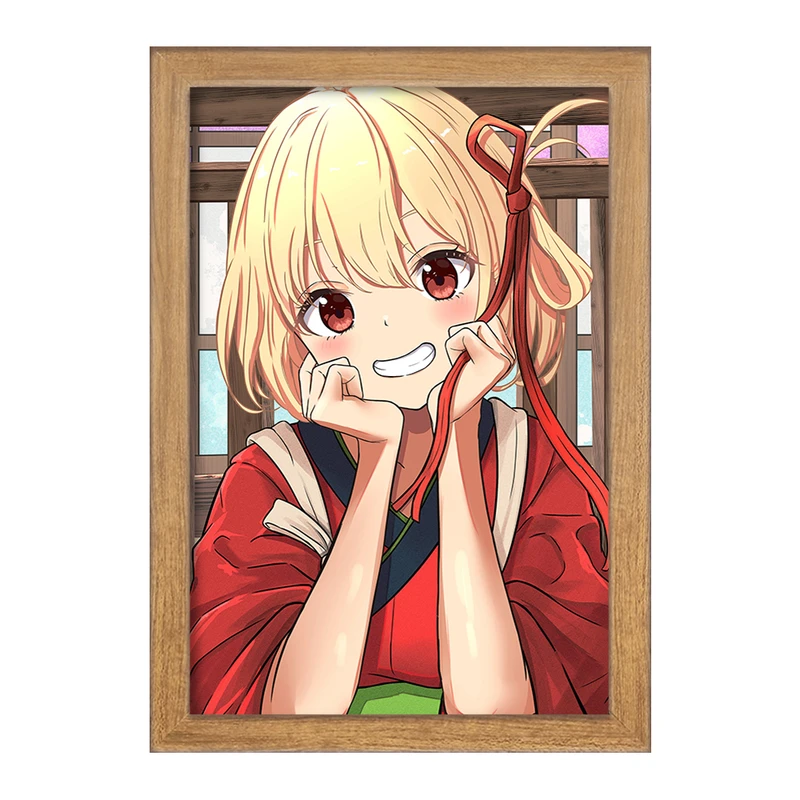 تابلو خندالو مدل چیساتو انیمه لیکوریس ریکویل Lycoris Recoil  کد 23043