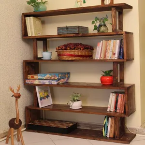 کتابخانه مدل  چوبی مارپیچ