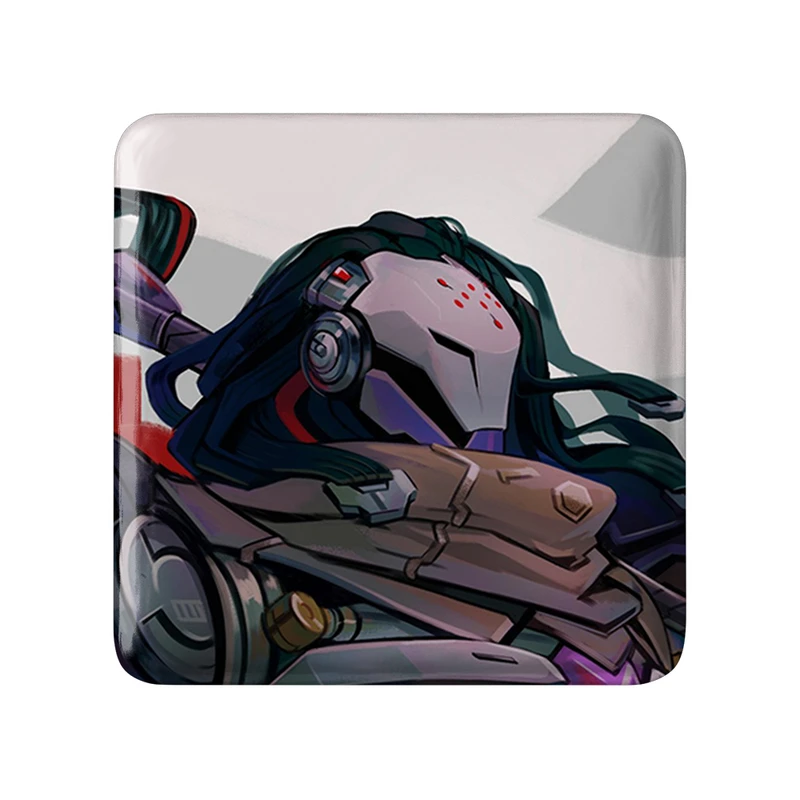 مگنت خندالو طرح بازی اورواچ (Overwatch) مدل مربعی کد 31636