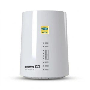 مودم رومیزی 4.5g ایرانسل مدل tf-i60 g1 با پشتیبانی هم زمان تا 32 کاربر، آنتن داخلی mimo4x4، سرعت 300 مگابیت بر ثانیه، اتصال بی سیم و باسیم، همراه با دو سیم کارت و بسته اینترنت 12 ماهه