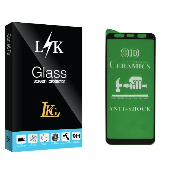 محافظ صفحه نمایش سرامیکی ال کا جی مدل LK Glass مناسب برای گوشی موبایل سامسونگ Galaxy J6 Plus