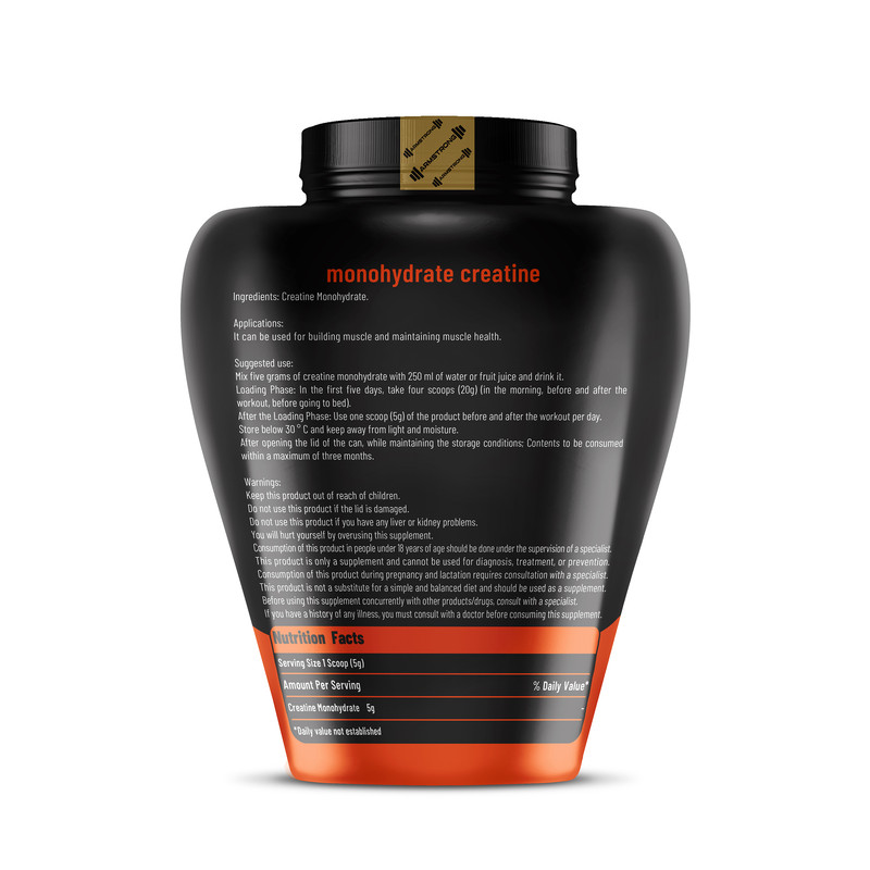 پودر کراتین مونوهیدرات آرم استرانگ - 500 گرم