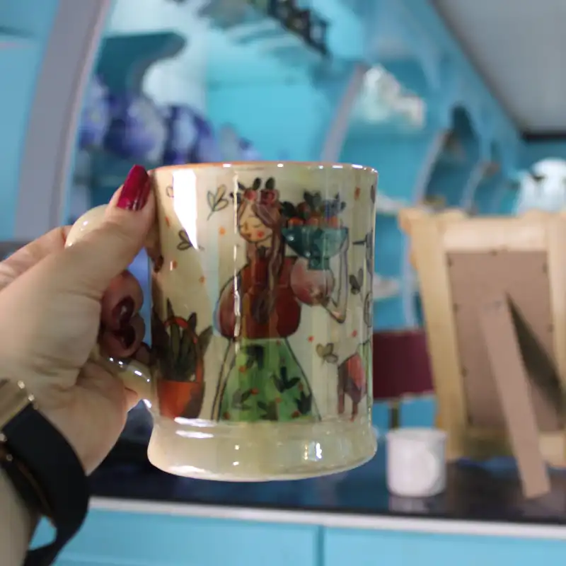 لیوان سرامیکی مدل لاستر