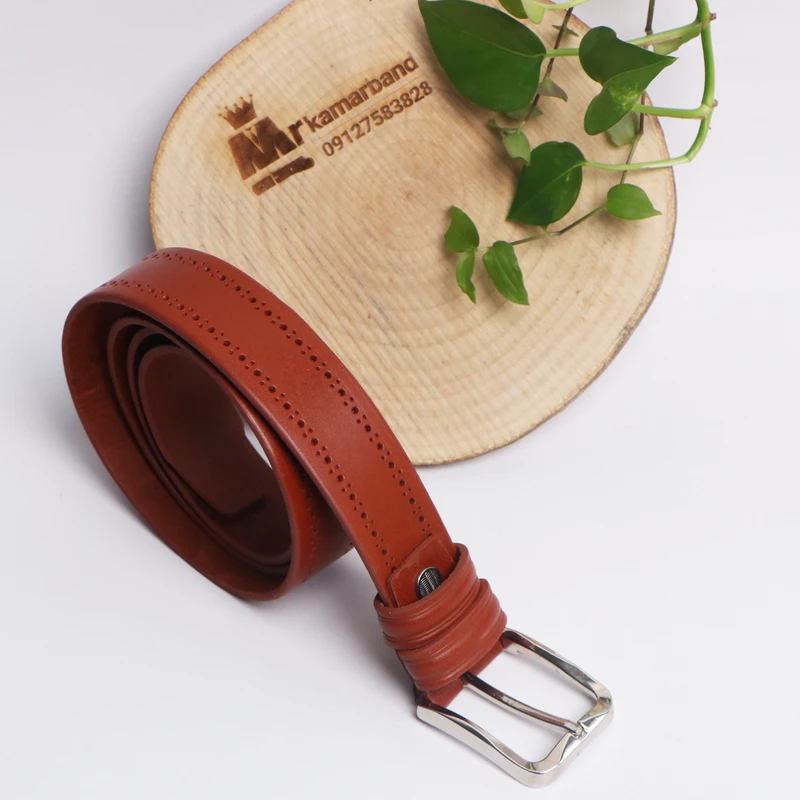 عکس شماره 18 : کمربند مردانه مدل چرم طبیعی