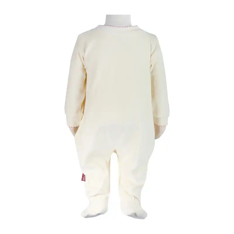 ست سرهمی و کلاه نوزادی  آدمک مدل گربه کد 130002 کرم