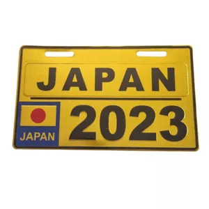 پلاک موتورسیکلت کد JAPAN/2023