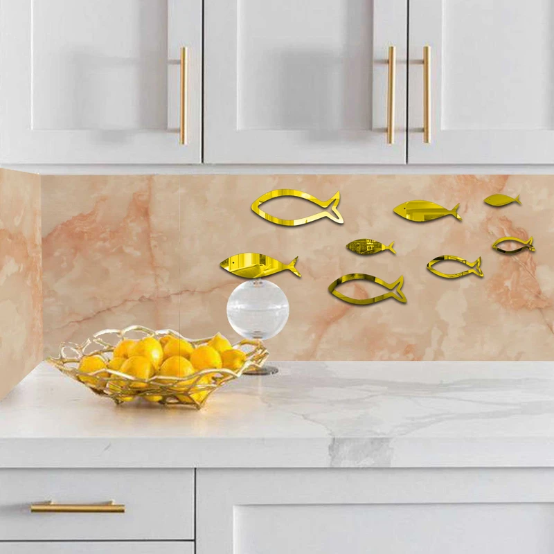 آینه دکوراتیو دکوماتوس طرح ماهی مدل deco 107