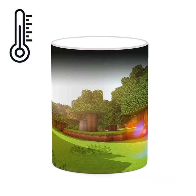 ماگ حرارتی کاکتی طرح ماینکرافت minecraft مدل mgh41383