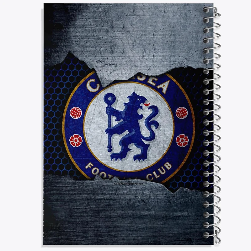 دفتر ژورنال نویسی 50 برگ خندالو مدل نقطه ای طرح باشگاه چلسی کد 26539