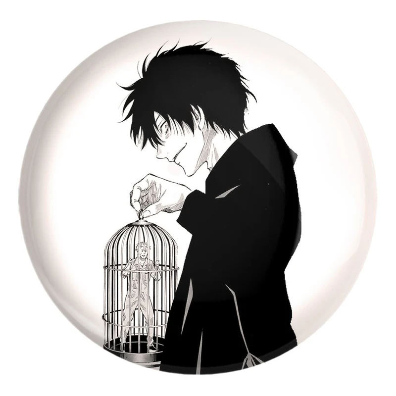 پیکسل خندالو طرح یوییچی انیمه توموداچی گیم Tomodachi Game کد 18438 مدل بزرگ