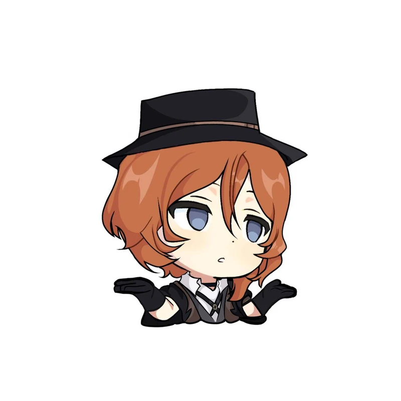 استیکر لپ تاپ و موبایل مدل انیمه طرح سگ‌های ولگرد بانگو چویا ناکاهارا Bungo Stray Dogs Chuya Nakahara کد 3215