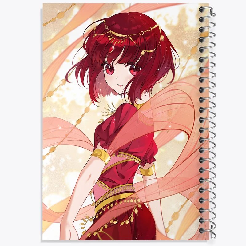 دفتر شطرنجی 50 برگ خندالو مدل کانا انیمه اوشی نو کو کد 31224