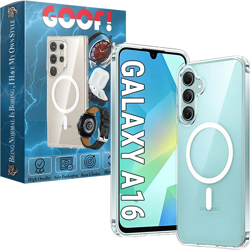 کاور گوف مدل Clear MgSafe مناسب برای گوشی موبایل سامسونگ Galaxy A16