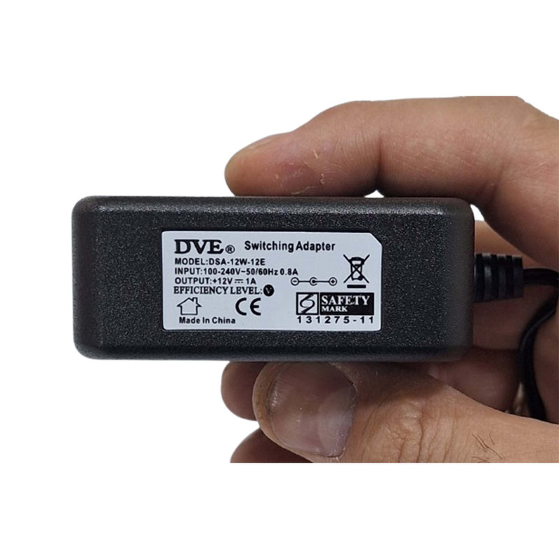 آداپتور 12 ولت 1 آمپر دی وی ای مدل DSA-12W-12E