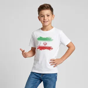 تی شرت آستین کوتاه بچگانه کاندید اسپرت مدل 10 طرح پرچم ایران