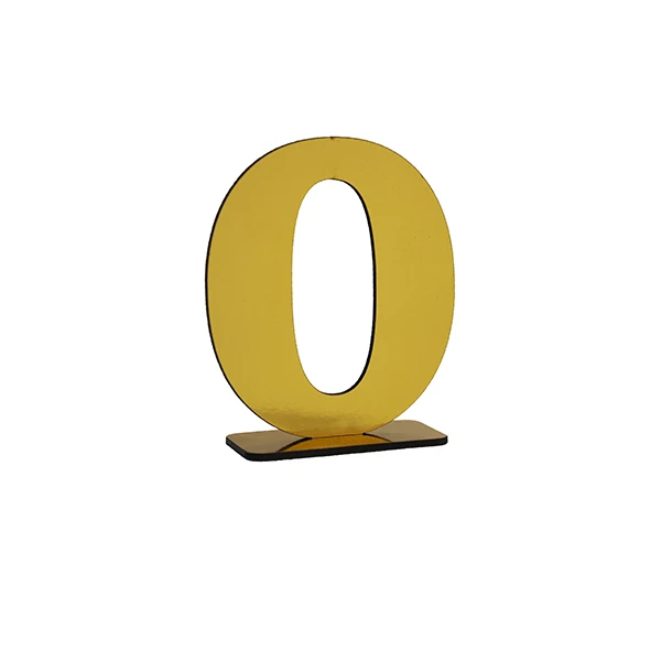 استند رومیزی تزیینی طرح حرف O