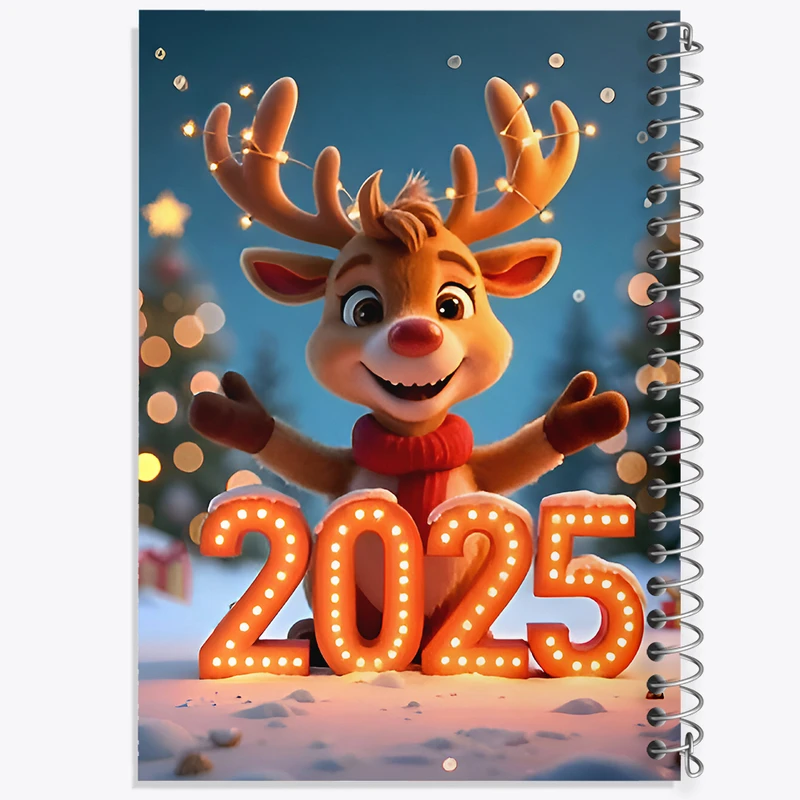 دفتر ژورنال نویسی 50 برگ خندالو مدل نقطه ای طرح سال 2025 میلادی کد F8040