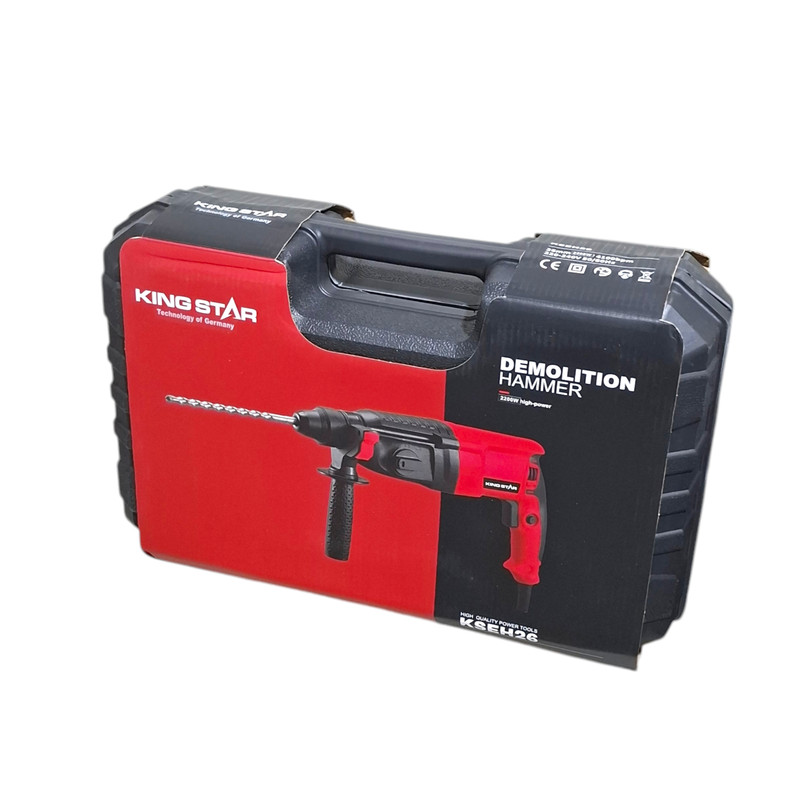 دریل بتن کن کینگ استار مدل KSEH26-2200W دریل بتن کن کینگ استار مدل KSEH26-2200W