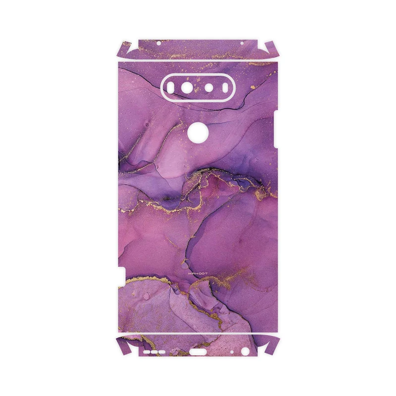 برچسب پوششی ماهوت مدل Purple Marble-FullSkin مناسب برای گوشی موبایل ال جی V20