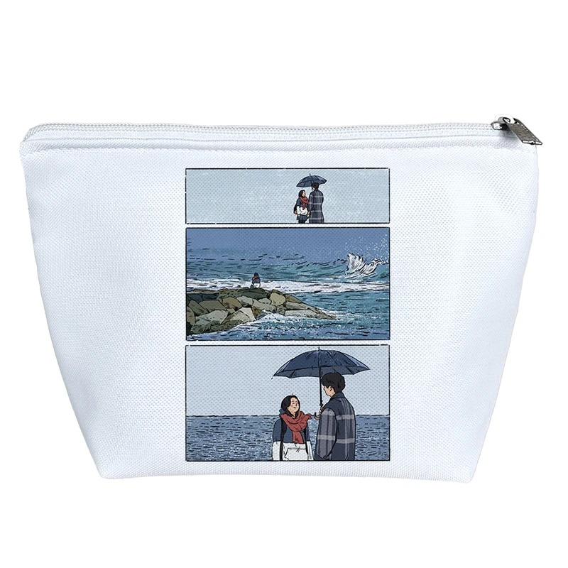 کیف لوازم آرایش دخترانه خندالو مدل عاشقانه کد H111