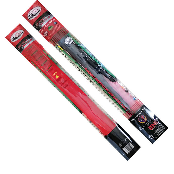 تیغه برف پاک کن لایت استار مدل هیبریدی مناسب برای پژو 206  بسته 2 عددی