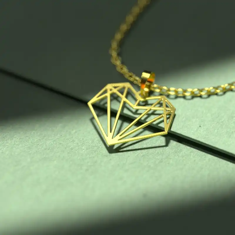 گردنبند طلا 18 عیار زنانه مدوپد مدل گل کد CA10930