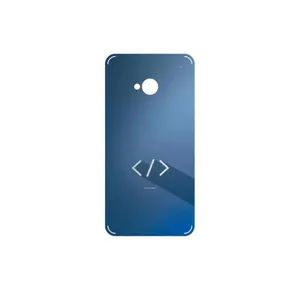 MAHOOT Minimal Coding icon Cover Sticker for HTC One