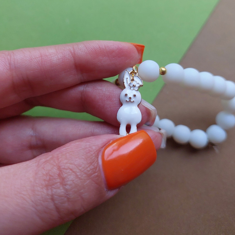 دستبند دخترانه مدل آویز خرگوش کد HCK274 دستبند دخترانه مدل آویز خرگوش کد HCK274