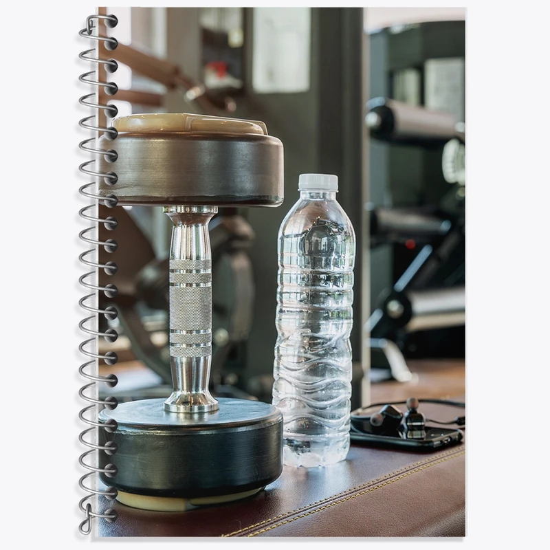 دفتر زبان 50 برگ خندالو مدل دو خط طرح باشگاه و ورزش کد F1508