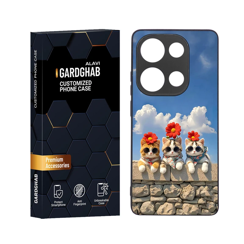 کاور گارد قاب علوی مدل دور ژله ای مناسب برای گوشی موبایل شیائومی Redmi Note 13 Pro 4G