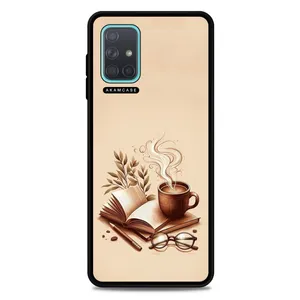 AKAM AMC-WSGA71-COFFEE-4 Cover For Samsung Galaxy A71