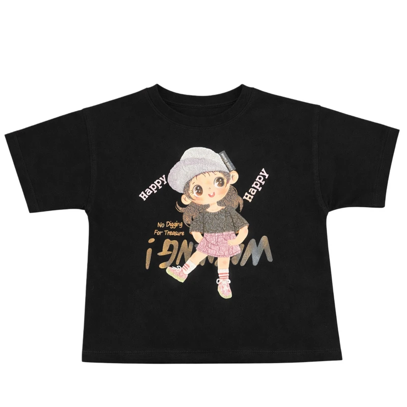 تی‌شرت آستین کوتاه دخترانه مدل MND9989